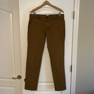 Tan (“palomino brown”) Gap slim khaki pants (34 X 34)